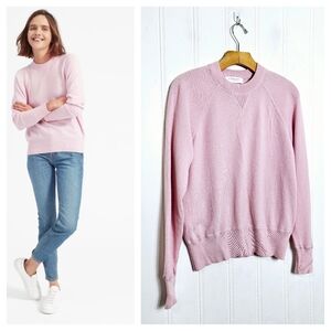Everlane Pink Cashmere Sweater Womens Size S Crewneck Pullover Timeless Classic